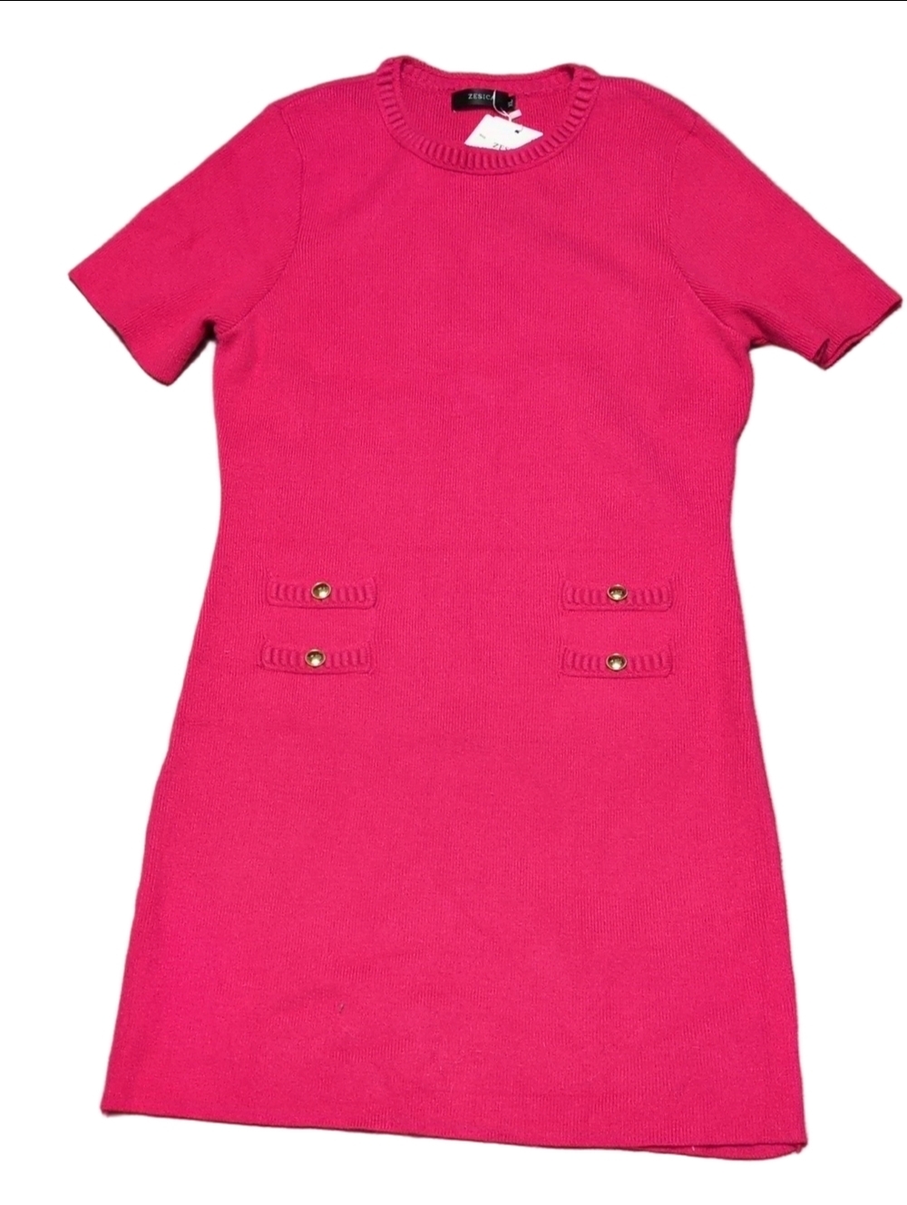 Zesica Pink Midi Sweater Dress Size XL